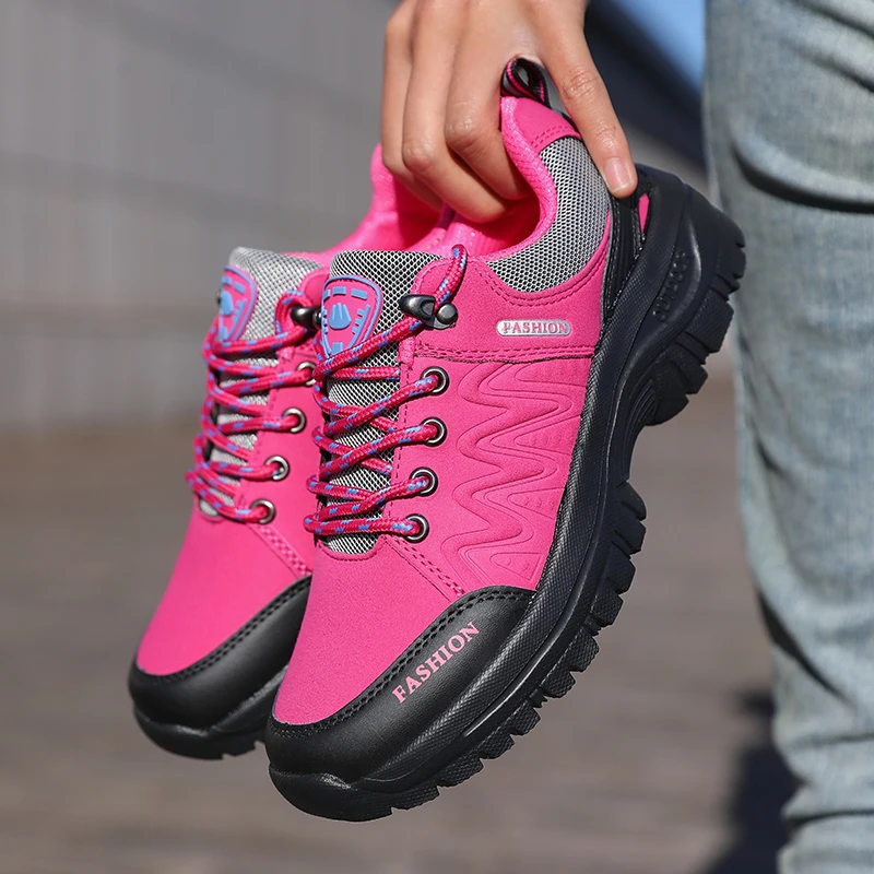 Outdoor Hiking Shoes for Women Anti Slip Comfortable Lightweight Luxury Brand Waterproof Platform Trekking New Women's Sneakers
Outdoor Hiking Shoes for Women Anti Slip Comfortable Lightweight Luxury Brand Waterproof Platform Trekking New Women's Sneakers