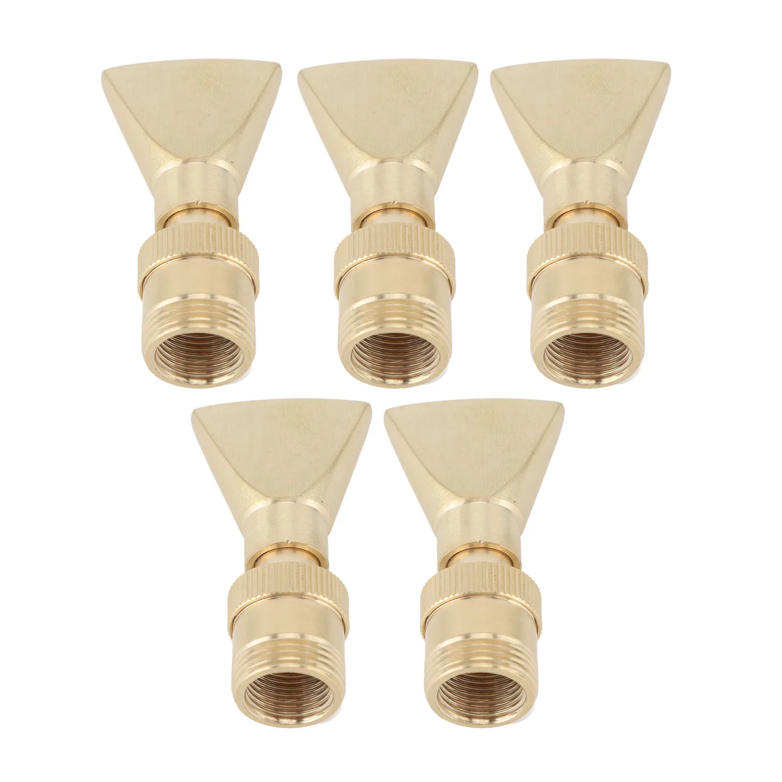 5Pcs Fan Shaped Water Fountain Nozzle G2/1 G3/4 Brass Fountain Head Sprinkler for Home Garden Courtyard Mall Decoration
5Pcs Fan Shaped Water Fountain Nozzle G2/1 G3/4 Brass Fountain Head Sprinkler for Home Garden Courtyard Mall Decoration