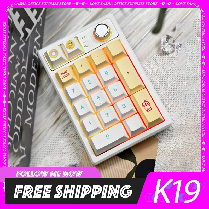 Keycool K19 Трехрежимная беспроводная 19-клавишная механическая цифровая клавиатура Мультимедийная ручка 2,4 г Bluetooth USB-соединение Клавиатура для ноутбука
Keycool K19 Трехрежимная беспроводная 19-клавишная механическая цифровая клавиатура Мультимедийная ручка 2,4 г Bluetooth USB-соединение Клавиатура для ноутбука