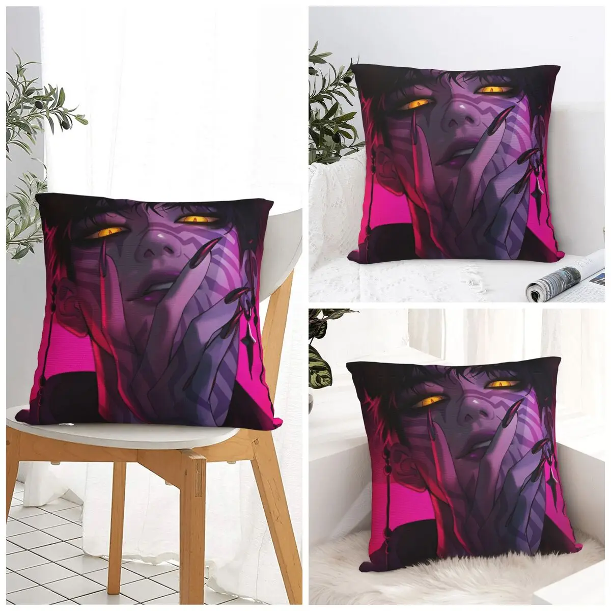 Pillow Cover Kpop Demon Hunter Design Cushion Cover Morden Pillow Case For Sofa Home Decorative Pillowcases
Pillow Cover Kpop Demon Hunter Design Cushion Cover Morden Pillow Case For Sofa Home Decorative Pillowcases