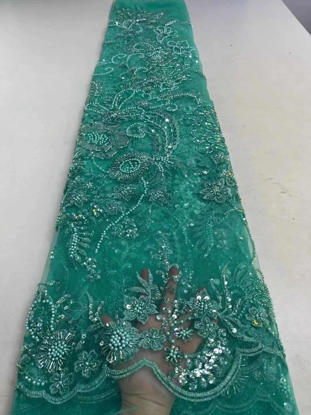 Luxury Sequins African Lace Fabric High Quality Beads Groom Nigerian Wedding Bridal Embroidery French Tulle Stones Lace Fabric
Luxury Sequins African Lace Fabric High Quality Beads Groom Nigerian Wedding Bridal Embroidery French Tulle Stones Lace Fabric