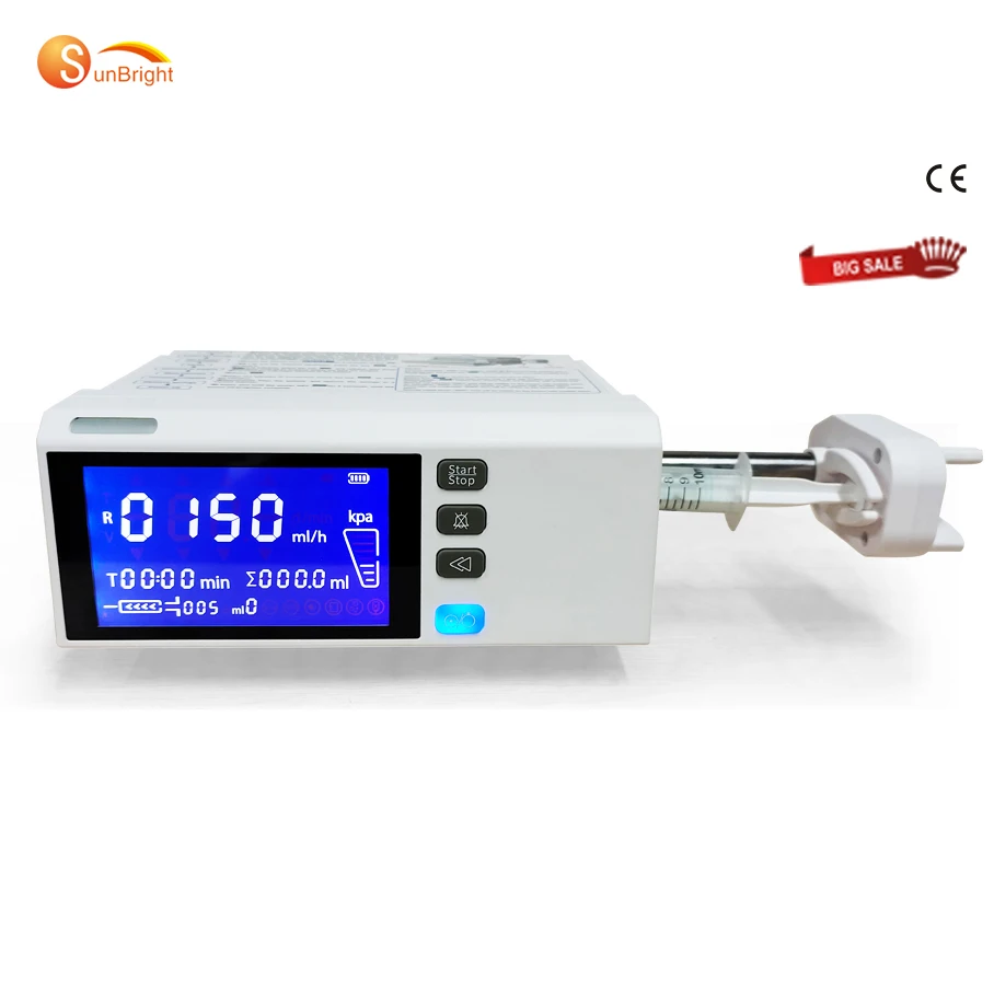 Veterinary Medical Electric Syringe Pump Single Channel Syringe Pump For Dog/Cat
Veterinary Medical Electric Syringe Pump Single Channel Syringe Pump For Dog/Cat