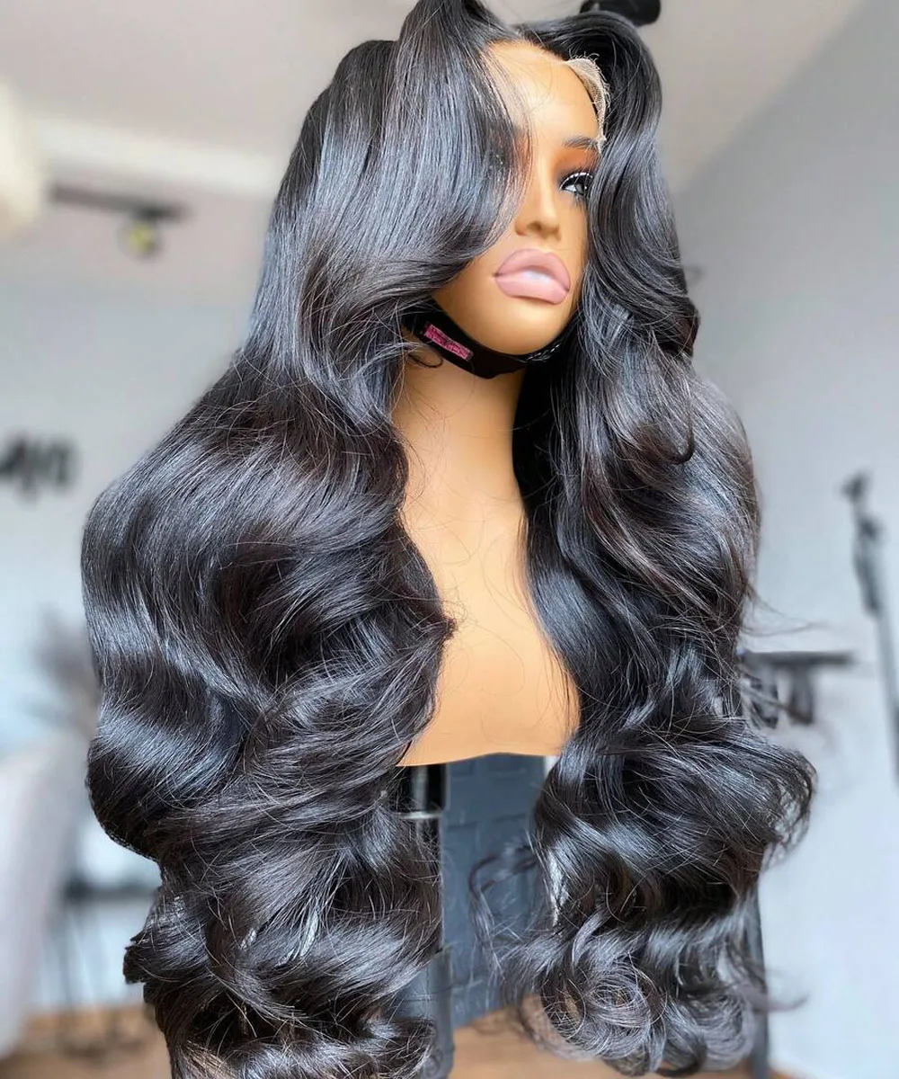 13x4 Body Wave Lace Front Wigs Human Hair Pre Plucked 250% Density HD Lace Front Wigs Human Hair With Baby Hair Brazilian Full Frontal Lace Wigs Human Hair For Women Natural Black 30 Inch
13x4 Body Wave Lace Front Wigs Human Hair Pre Plucked 250% Density HD Lace Front Wigs Human Hair With Baby Hair Brazilian Full Frontal Lace Wigs Human Hair For Women Natural Black 30 Inch