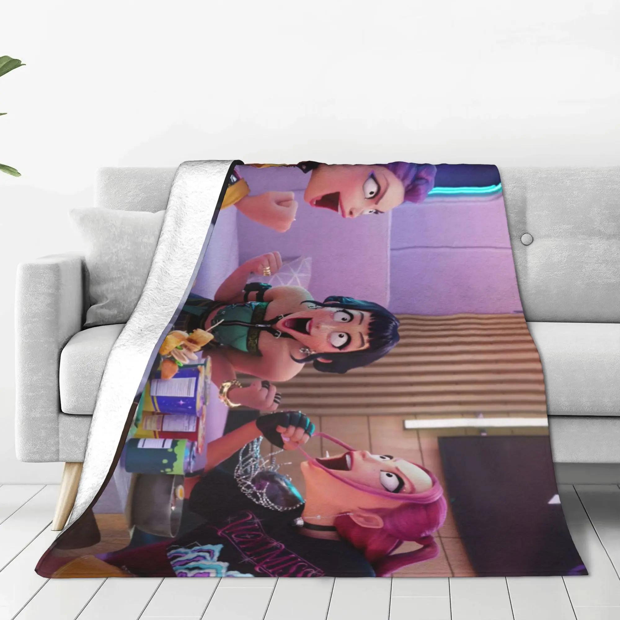 Warm BlanketStudents Decorative kpop Demon Hunters Huntrix Throw Blanket Flannel Bedspread For Couch Comfortable Sofa Cover
Warm BlanketStudents Decorative kpop Demon Hunters Huntrix Throw Blanket Flannel Bedspread For Couch Comfortable Sofa Cover