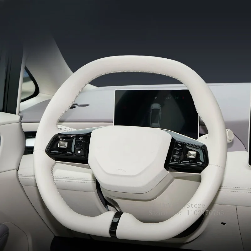 DIY Hand-sewn Leather Car Steering Wheel Cover for MG 4 2026 MG4 Anti-slip Handle Cover Decorative Interior Accessory
DIY Hand-sewn Leather Car Steering Wheel Cover for MG 4 2026 MG4 Anti-slip Handle Cover Decorative Interior Accessory