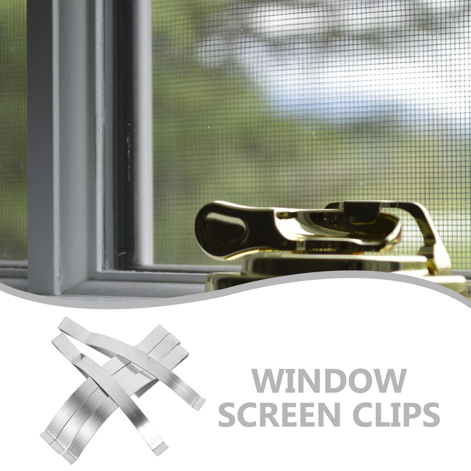 30Pcs Window Clip Tension Spring Corner Screen Holders Replacement Frame Fixing Hardware for Windows Window Screen Frame Clip
30Pcs Window Clip Tension Spring Corner Screen Holders Replacement Frame Fixing Hardware for Windows Window Screen Frame Clip