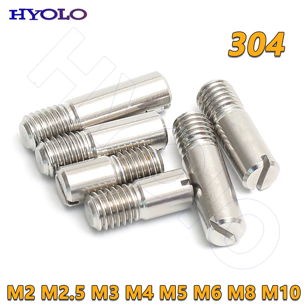 304 Stainless Steel Slotted Cylindrical Dowel Pins Male Threaded Locating Pin M2-M10 Length 5-50mm
304 Stainless Steel Slotted Cylindrical Dowel Pins Male Threaded Locating Pin M2-M10 Length 5-50mm
