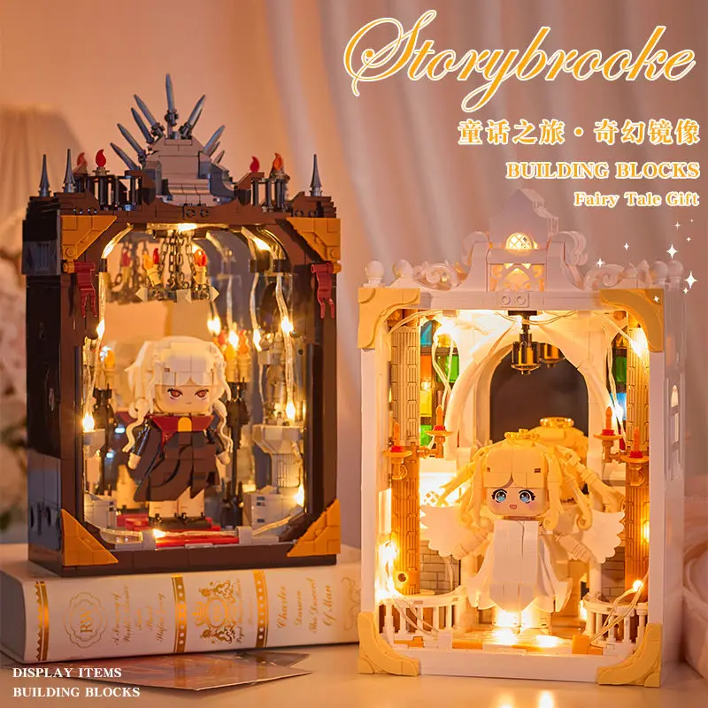 Storybrooke building blocks Angel & Magician display item Fairy tale tour toy Creative Gifts vanity mirror Abyssal Mirror 2 in 1
Storybrooke building blocks Angel & Magician display item Fairy tale tour toy Creative Gifts vanity mirror Abyssal Mirror 2 in 1