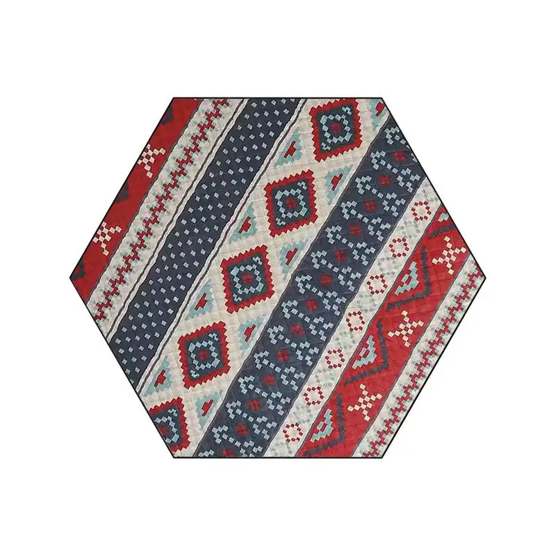 Picnic Mat National Style Hexagon Camping Rug Foldable Travel Blanket Lightweight Hiking Supplies For Daily Use Outside
Picnic Mat National Style Hexagon Camping Rug Foldable Travel Blanket Lightweight Hiking Supplies For Daily Use Outside