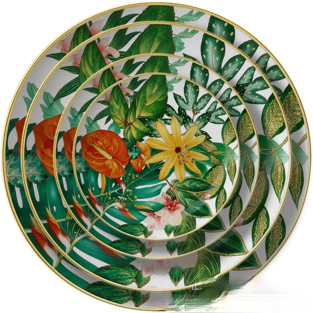 Summer Style Series Plate Hotel Restaurant Theme Plate Salad Fruit Cake Plate Plate Set
Summer Style Series Plate Hotel Restaurant Theme Plate Salad Fruit Cake Plate Plate Set