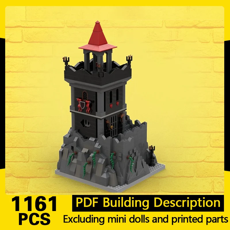 Medieval Castle Model MOC Building Bricks Tall Tower On The Mountain Modular Technology Gifts Holiday Assemble Children Toy Suit
Medieval Castle Model MOC Building Bricks Tall Tower On The Mountain Modular Technology Gifts Holiday Assemble Children Toy Suit