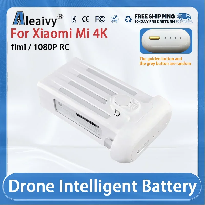 FOR Xiaomi Mi Drone 4K 1080P Version RC FPV Quadcopter Spare parts 17.4V 5100mAh Lipo Battery for Camera Drones Accessories
FOR Xiaomi Mi Drone 4K 1080P Version RC FPV Quadcopter Spare parts 17.4V 5100mAh Lipo Battery for Camera Drones Accessories