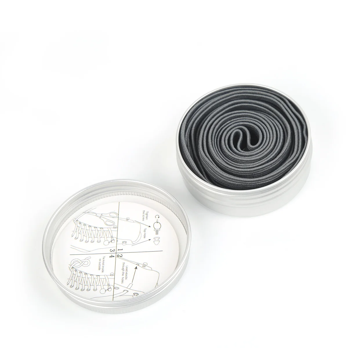 Elastic Shoelaces Dark Grey Metal Circle Decor Easy Install Sports Sneakers Lace for Running Casual Shoes Elastic
Elastic Shoelaces Dark Grey Metal Circle Decor Easy Install Sports Sneakers Lace for Running Casual Shoes Elastic