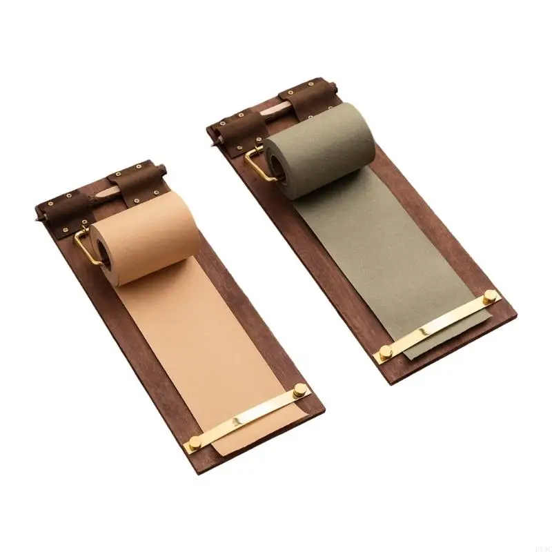 Retro Wooden Clipboard Notebook Set With Built In Paper Trimmer Refillable Hanging Writing Pad For Note Journaling F19C
Retro Wooden Clipboard Notebook Set With Built In Paper Trimmer Refillable Hanging Writing Pad For Note Journaling F19C