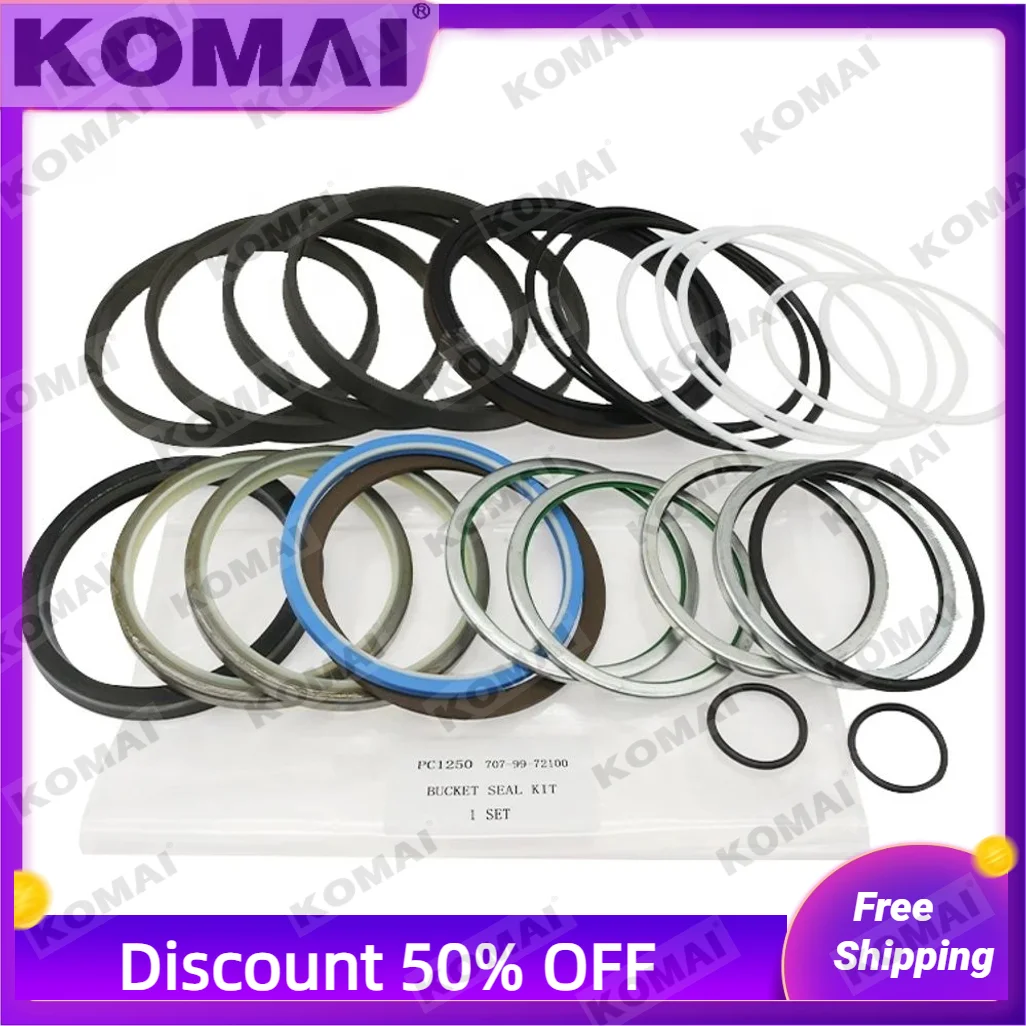 PC1250 EXCAVATOR Bucket Seal Kits For Hydraulic Cylinder 707-99-72100 Excavator Repair Kit
PC1250 EXCAVATOR Bucket Seal Kits For Hydraulic Cylinder 707-99-72100 Excavator Repair Kit