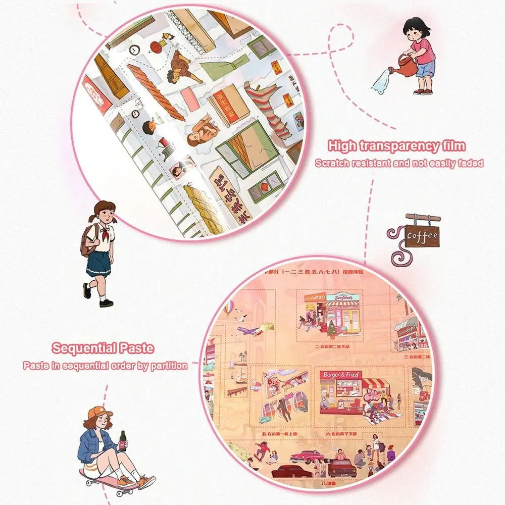 Наклейки Kawaii Design: Пейзажные, 3D-городские, на тему фестивалей, для DIY-сцен в стиле экономической зоны, карманные DIY-сцены
Наклейки Kawaii Design: Пейзажные, 3D-городские, на тему фестивалей, для DIY-сцен в стиле экономической зоны, карманные DIY-сцены