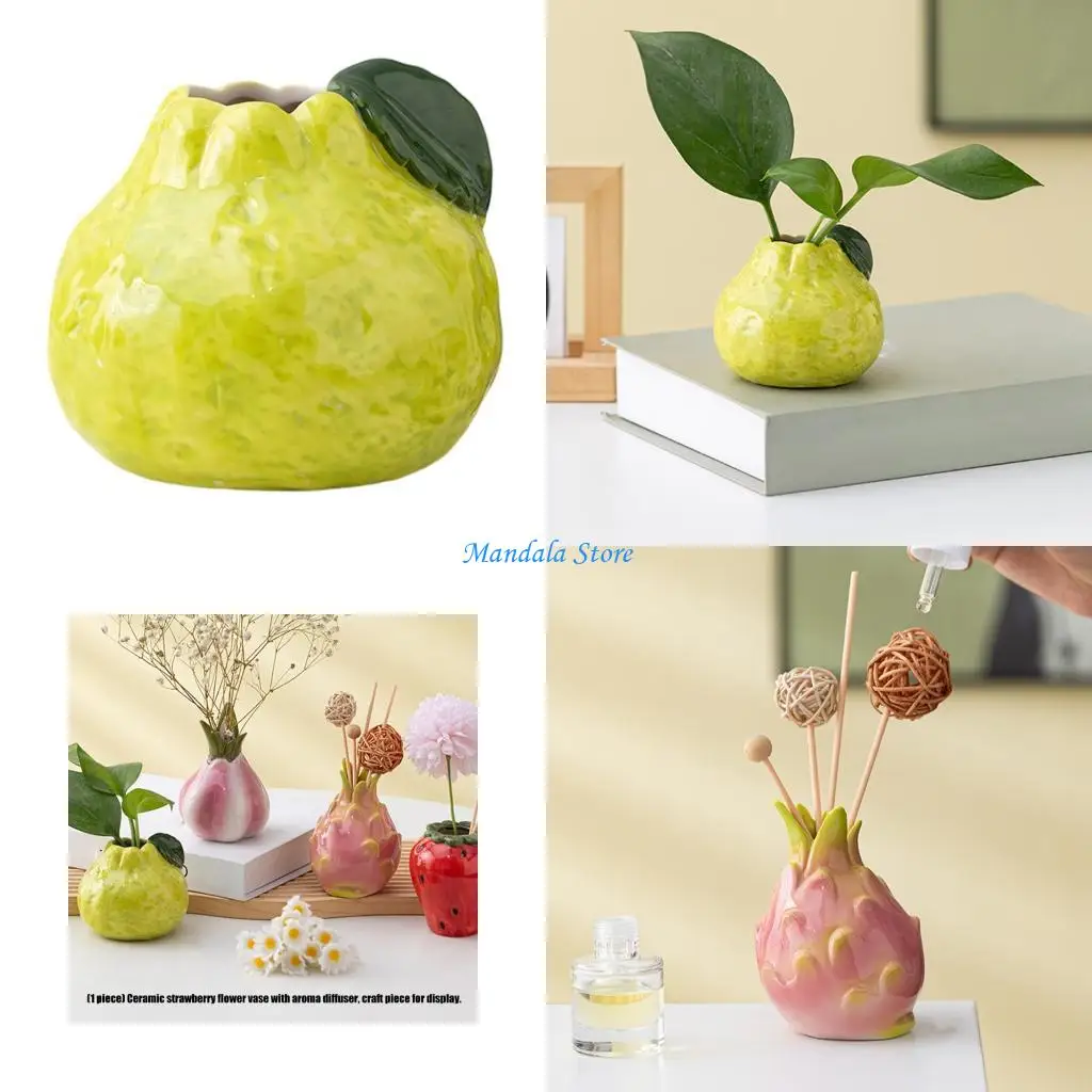U2JC Ceramics Fruit Vases Used As Essential Oil Diffuser For Desk
U2JC Ceramics Fruit Vases Used As Essential Oil Diffuser For Desk