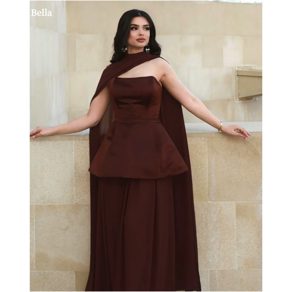 Bella Customized Red Shawl Two-Piece Set Strapless Backless Sleeveless robes de soirée Party Dresses Chiffon Prom Dress 2025
Bella Customized Red Shawl Two-Piece Set Strapless Backless Sleeveless robes de soirée Party Dresses Chiffon Prom Dress 2025