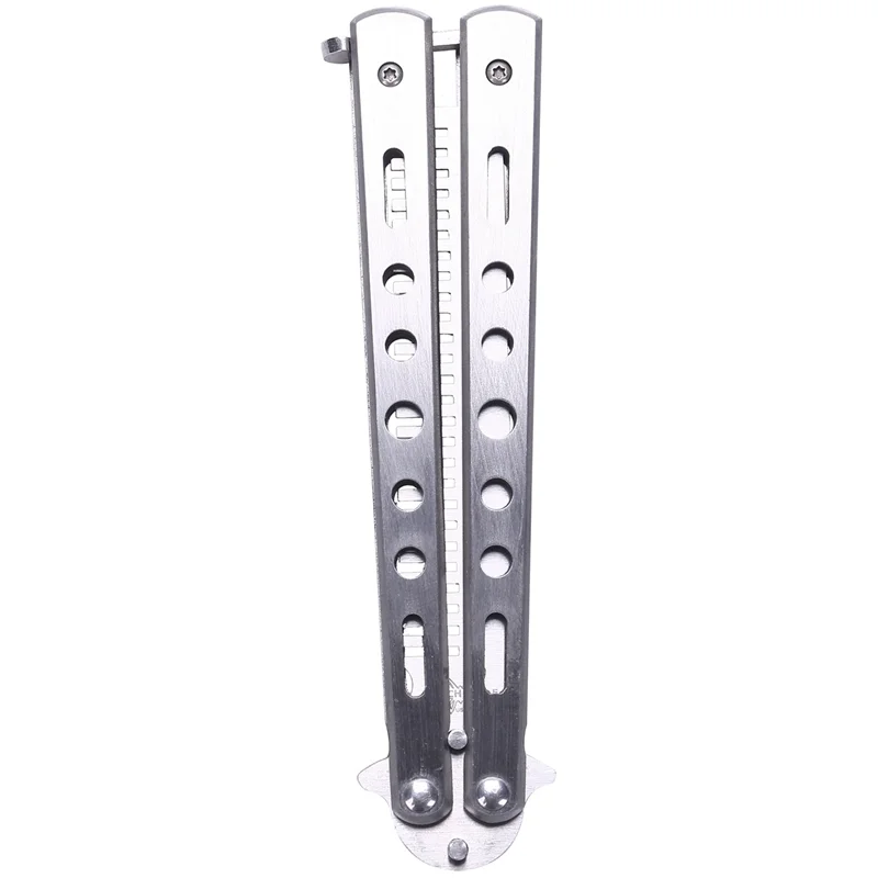 TAIGH-2X Foldable Stainless Steel Comb Hair Pomade Styling Butterfly Comb Hairdressing Knife Comb 
TAIGH-2X Foldable Stainless Steel Comb Hair Pomade Styling Butterfly Comb Hairdressing Knife Comb