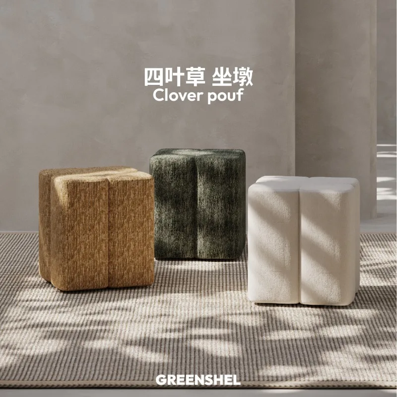 Clover Stool Vanity Chair, Mini Fabric Single Sofa for Small Spaces, Vintage Style Storage Bench Muebles Foot Stool Furniture
Clover Stool Vanity Chair, Mini Fabric Single Sofa for Small Spaces, Vintage Style Storage Bench Muebles Foot Stool Furniture