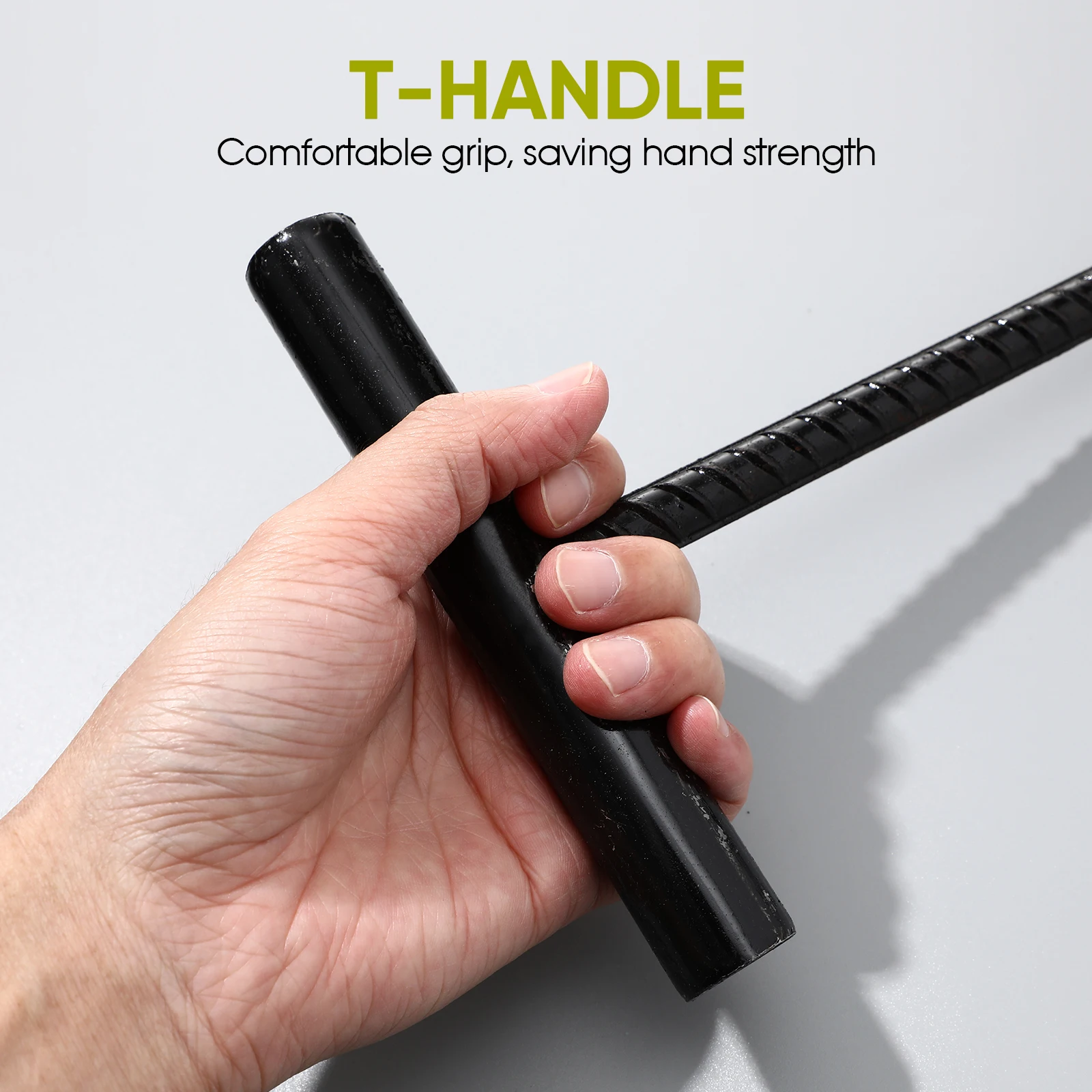 1Pc T-Shaped Manhole Cover Hook Thickened Steel Heavy-Duty Lifting Hook Sewer Roll Door Lift Hook Practical Manhole Tool 
1Pc T-Shaped Manhole Cover Hook Thickened Steel Heavy-Duty Lifting Hook Sewer Roll Door Lift Hook Practical Manhole Tool