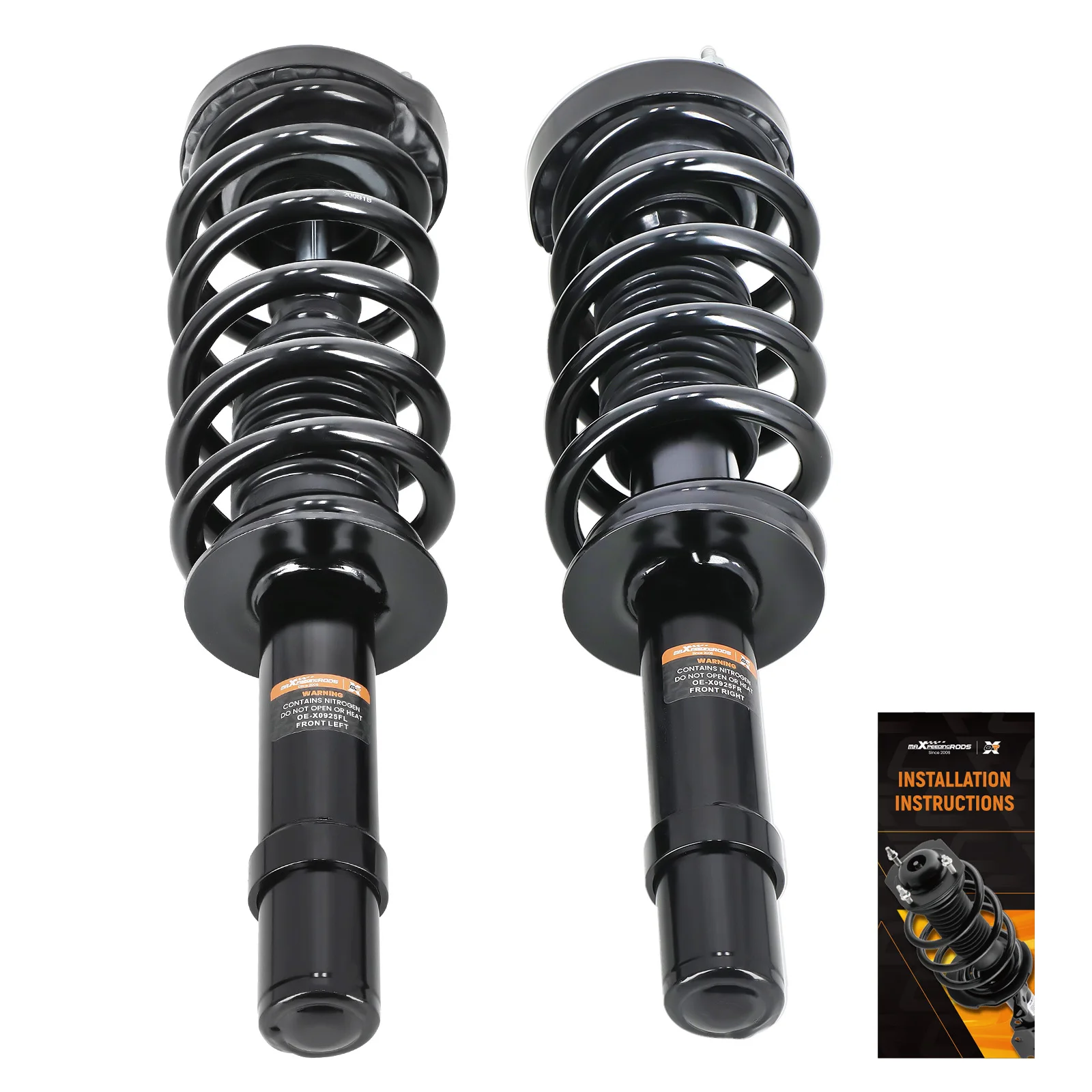 Комплект передних амортизаторов MaXpeedingrods с пружинами для Chrysler 300 и Dodge Charger 2012-2023 3.6L AWD 172899L
Комплект передних амортизаторов MaXpeedingrods с пружинами для Chrysler 300 и Dodge Charger 2012-2023 3.6L AWD 172899L
