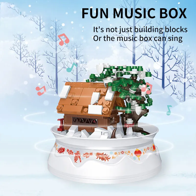 City Christmas Christmas Music Box Architecture Building Blocks House With Lights Figure Bricks Toys For Children Xmas Gifts
City Christmas Christmas Music Box Architecture Building Blocks House With Lights Figure Bricks Toys For Children Xmas Gifts