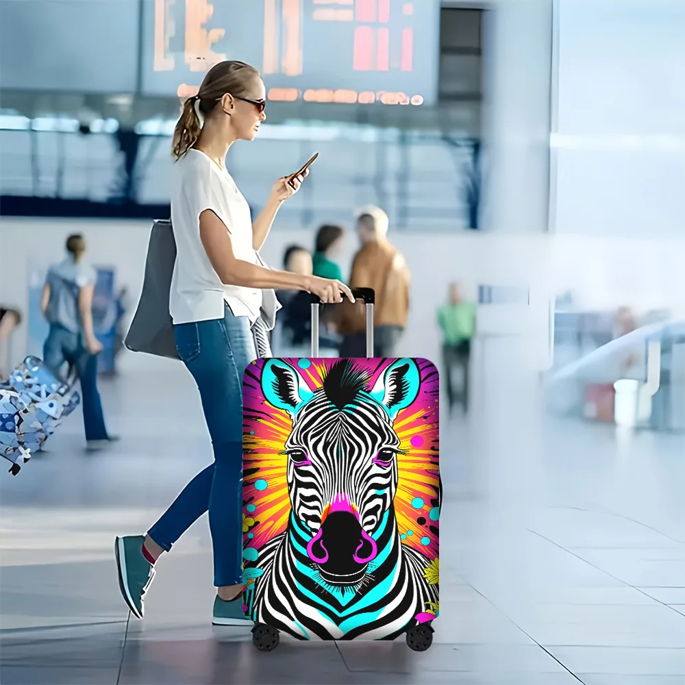 1PC Zebra Pop Art Luggage Cover for luggage sizes 18 – 32 inches; dust and elastic travel accessories to protect your luggage
1PC Zebra Pop Art Luggage Cover for luggage sizes 18 – 32 inches; dust and elastic travel accessories to protect your luggage