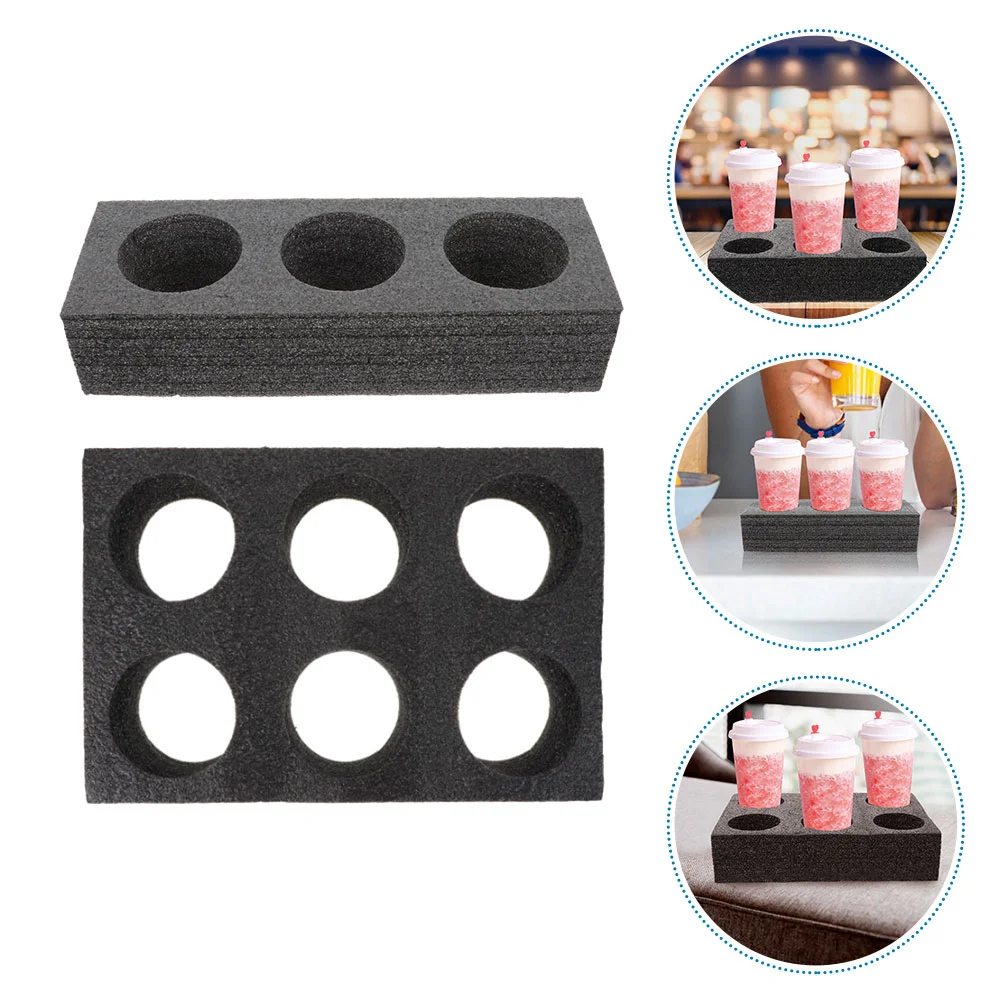 2pcs 6 Holes Cup Holder Tray Tea Coffee Drink Carrier Restaurant Dessert Shop Takeout Beverage Trays Stable Design
2pcs 6 Holes Cup Holder Tray Tea Coffee Drink Carrier Restaurant Dessert Shop Takeout Beverage Trays Stable Design