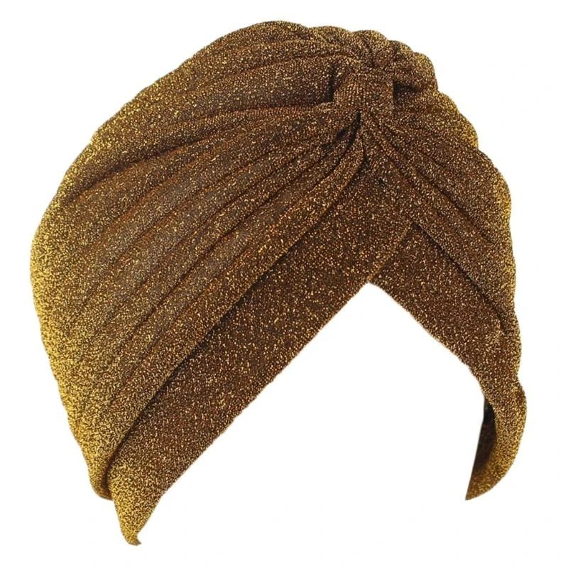 N5KB New fashion Women Shiny Sparkly Indian Turban Hat Muslim Hijab For Women
N5KB New fashion Women Shiny Sparkly Indian Turban Hat Muslim Hijab For Women