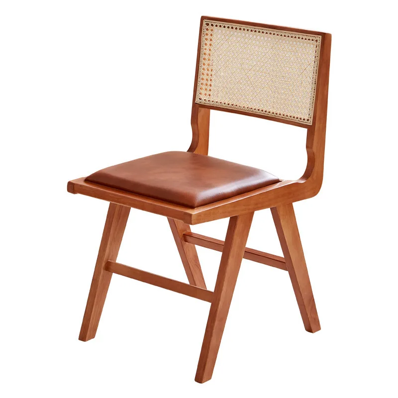 Nordic solid wood, rattan, home bedroom leisure, retro soft bag, modern simple balcony back chair
Nordic solid wood, rattan, home bedroom leisure, retro soft bag, modern simple balcony back chair