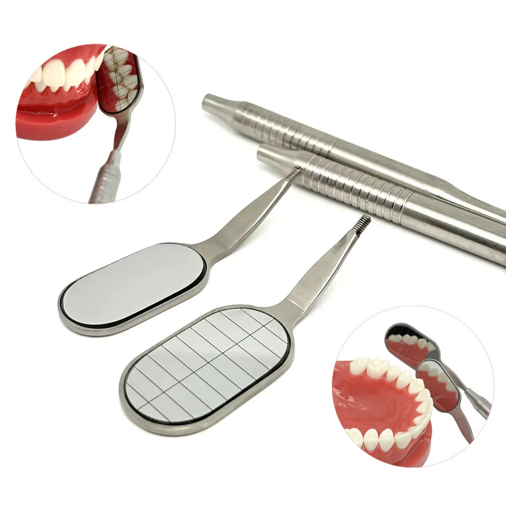 Long Dental Mouth Mirror Anti-Fog Rhodium Long Shape Mirrors Reflectors with Handle Dental Tools
Long Dental Mouth Mirror Anti-Fog Rhodium Long Shape Mirrors Reflectors with Handle Dental Tools