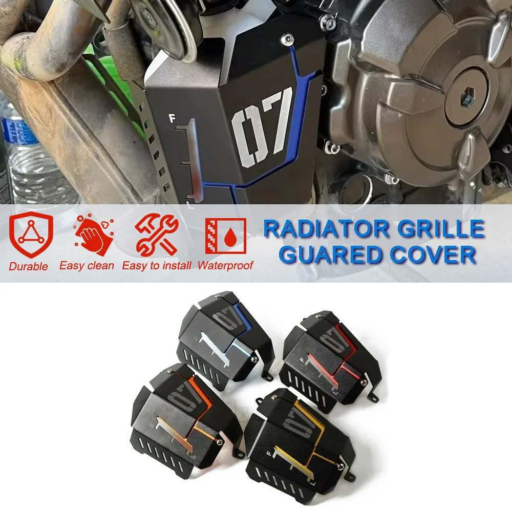 For Yamaha MT-07 MT FZ 07 2014 2015 2016 2017 2018 2024 MT07 FZ07 2024 Radiator Guard Coolant Recovery Tank Shielding Cover
For Yamaha MT-07 MT FZ 07 2014 2015 2016 2017 2018 2024 MT07 FZ07 2024 Radiator Guard Coolant Recovery Tank Shielding Cover