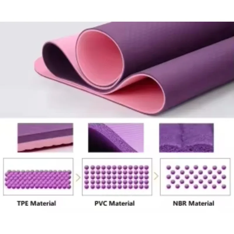 Eco-Friendly 5mm Dual-Color TPE Yoga Mat ODM Double-Sided Non-Slip Waterproof Custom Packaging Recyclable Pilates Workout Mat
Eco-Friendly 5mm Dual-Color TPE Yoga Mat ODM Double-Sided Non-Slip Waterproof Custom Packaging Recyclable Pilates Workout Mat