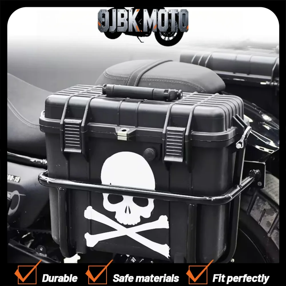 【Perfect fit】Side cases, storage boxes, and rear racks for the BENDA Dark Flag 500 motorcycle.
【Perfect fit】Side cases, storage boxes, and rear racks for the BENDA Dark Flag 500 motorcycle.