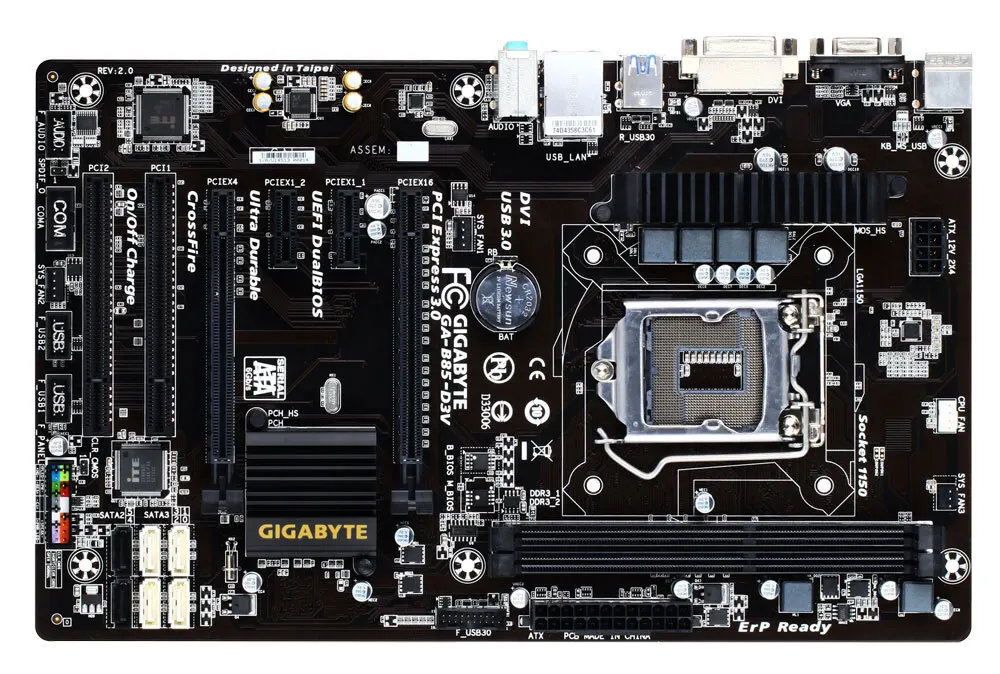 For GIGABYTE GA-B85-D3V Motherboard 1150 DDR3 32GB Intel B85 Motherboard Support Core 4170 4370 4130 4770 4570 4590 4790 cpu ATX
For GIGABYTE GA-B85-D3V Motherboard 1150 DDR3 32GB Intel B85 Motherboard Support Core 4170 4370 4130 4770 4570 4590 4790 cpu ATX
