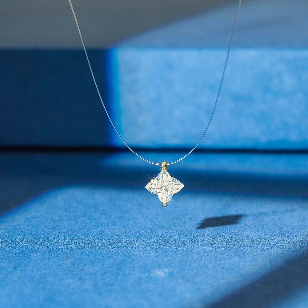 KISS MANDY 925 Silver Choker Invisible Fish Line 8A CZ Crystal Star Necklace Pendant Neck Zircon Clavicle Chain Collar LZN33 
KISS MANDY 925 Silver Choker Invisible Fish Line 8A CZ Crystal Star Necklace Pendant Neck Zircon Clavicle Chain Collar LZN33
