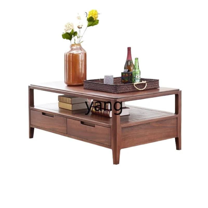 LCX solid wood coffee table living room home simple modern light luxury rectangular tea table
LCX solid wood coffee table living room home simple modern light luxury rectangular tea table