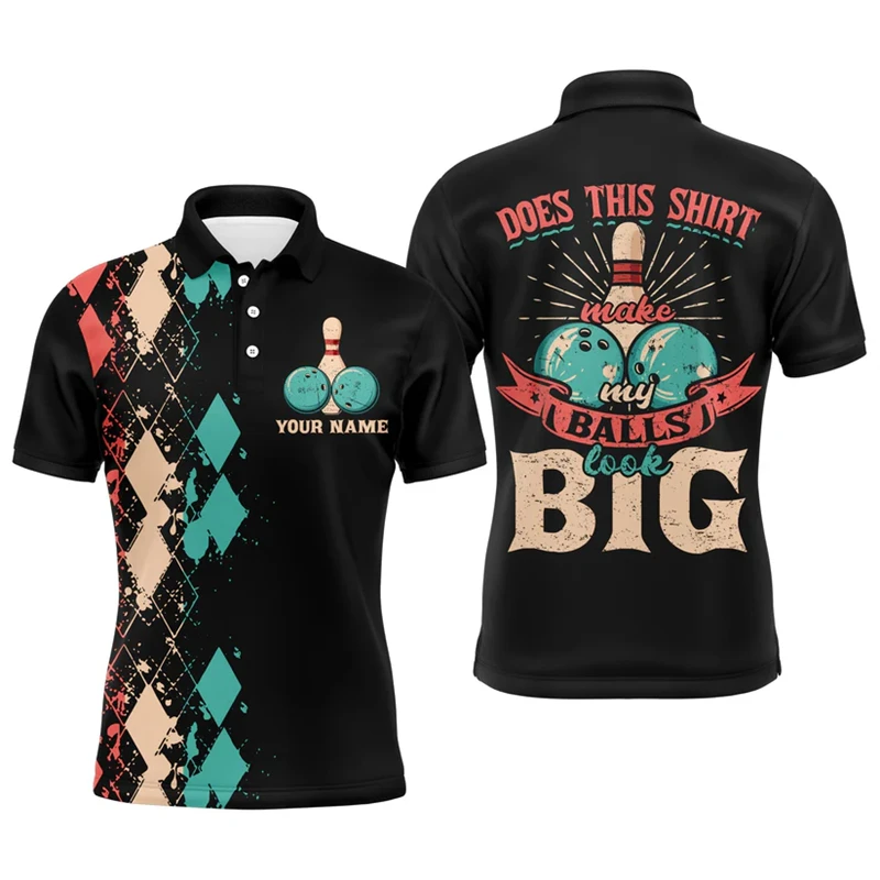 Bowling Team Customize Print Men's Polo Shirt Fashion Personalization Name Short Sleeve Summer Lapel Tee Gift For Bowling Lovers
Bowling Team Customize Print Men's Polo Shirt Fashion Personalization Name Short Sleeve Summer Lapel Tee Gift For Bowling Lovers