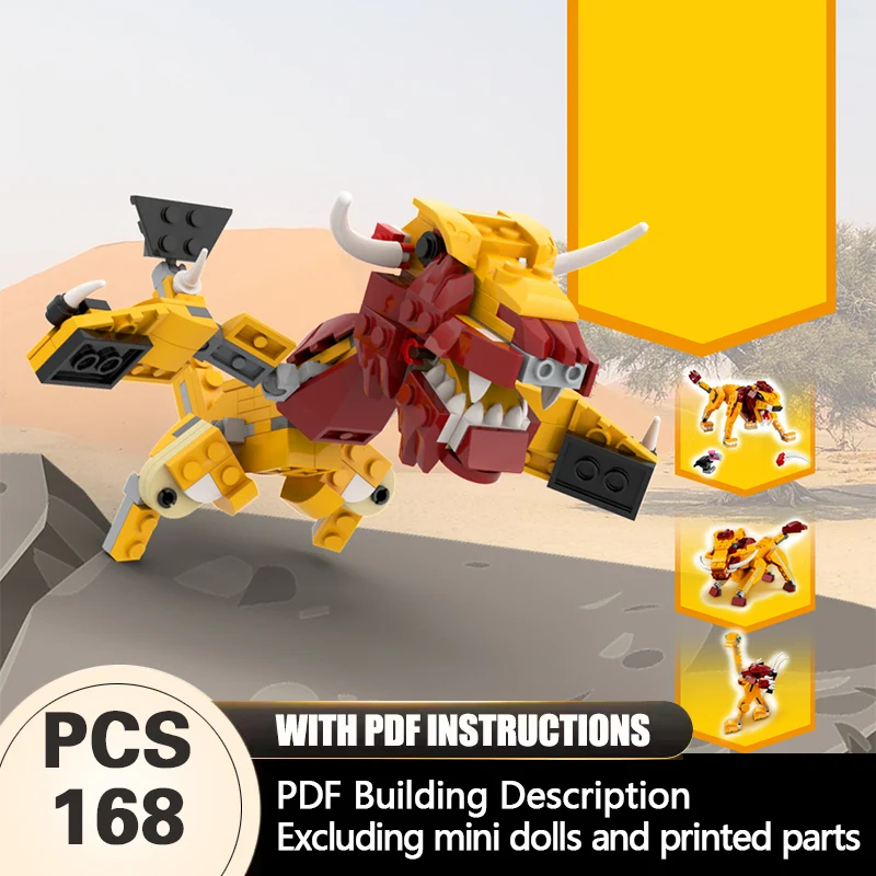 Creators Animal Series Model MOC Building Bricks 4-In-1 T-Rex Style Dragon Modular Technology Gifts Holiday Assemble Toys Suit
Creators Animal Series Model MOC Building Bricks 4-In-1 T-Rex Style Dragon Modular Technology Gifts Holiday Assemble Toys Suit