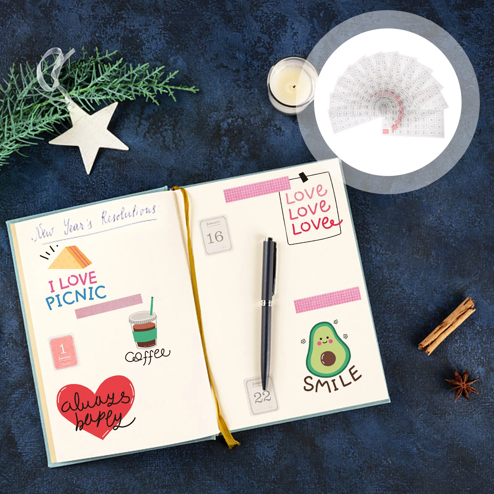 Набор наклеек-календарей для блокнотов, многоразовые закладки-этикетки для ежедневного планирования, портативный органайзер для дневника
Набор наклеек-календарей для блокнотов, многоразовые закладки-этикетки для ежедневного планирования, портативный органайзер для дневника