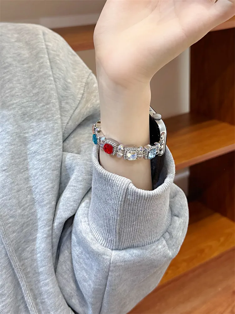 22mm/20mm/18mm Square Flash Diamond Metal Fashion Strap for Huawei GT5/GT5 Pro/GT4/GT2/3/4
22mm/20mm/18mm Square Flash Diamond Metal Fashion Strap for Huawei GT5/GT5 Pro/GT4/GT2/3/4