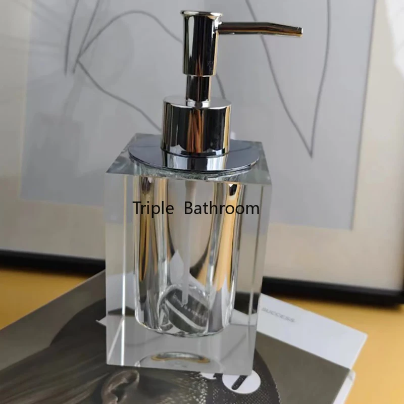 High grade crystal lotion bottle bathroom accessories household shampoo shower gel bathroom decoration
High grade crystal lotion bottle bathroom accessories household shampoo shower gel bathroom decoration