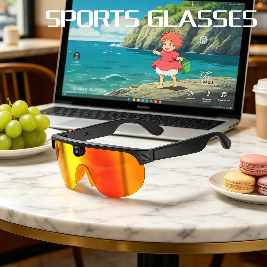 Sleek AI Smart Glasses Men Premium Cycling Glasses Camera Ultra HD Video Recording Instant Translation Sunglasses Wireless
Sleek AI Smart Glasses Men Premium Cycling Glasses Camera Ultra HD Video Recording Instant Translation Sunglasses Wireless