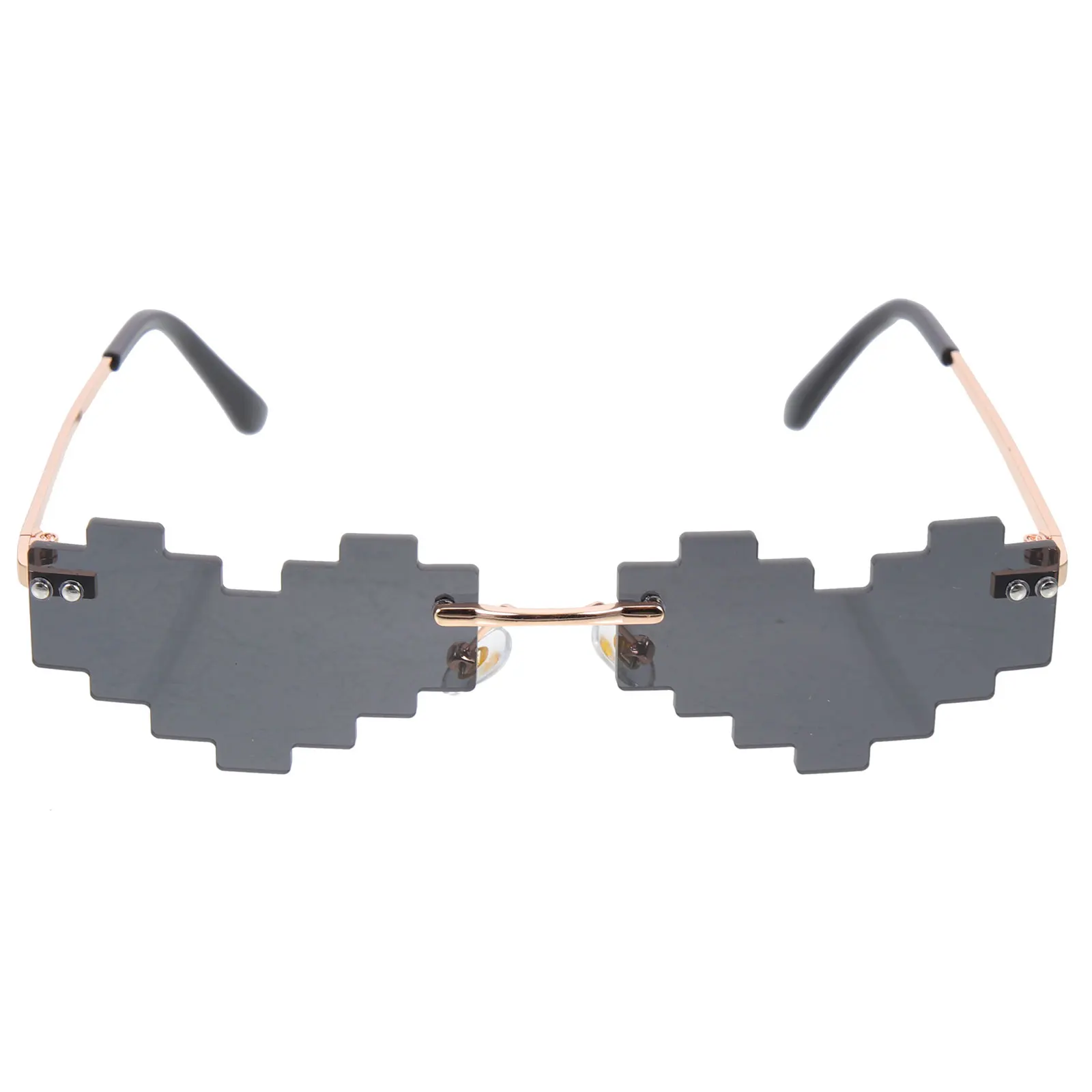 UV400 Heart Shaped Frameless Rimless Metal PC Sunglasses Lightweight Fashion Photo Props Party Favors Women Glasses Stylish
UV400 Heart Shaped Frameless Rimless Metal PC Sunglasses Lightweight Fashion Photo Props Party Favors Women Glasses Stylish