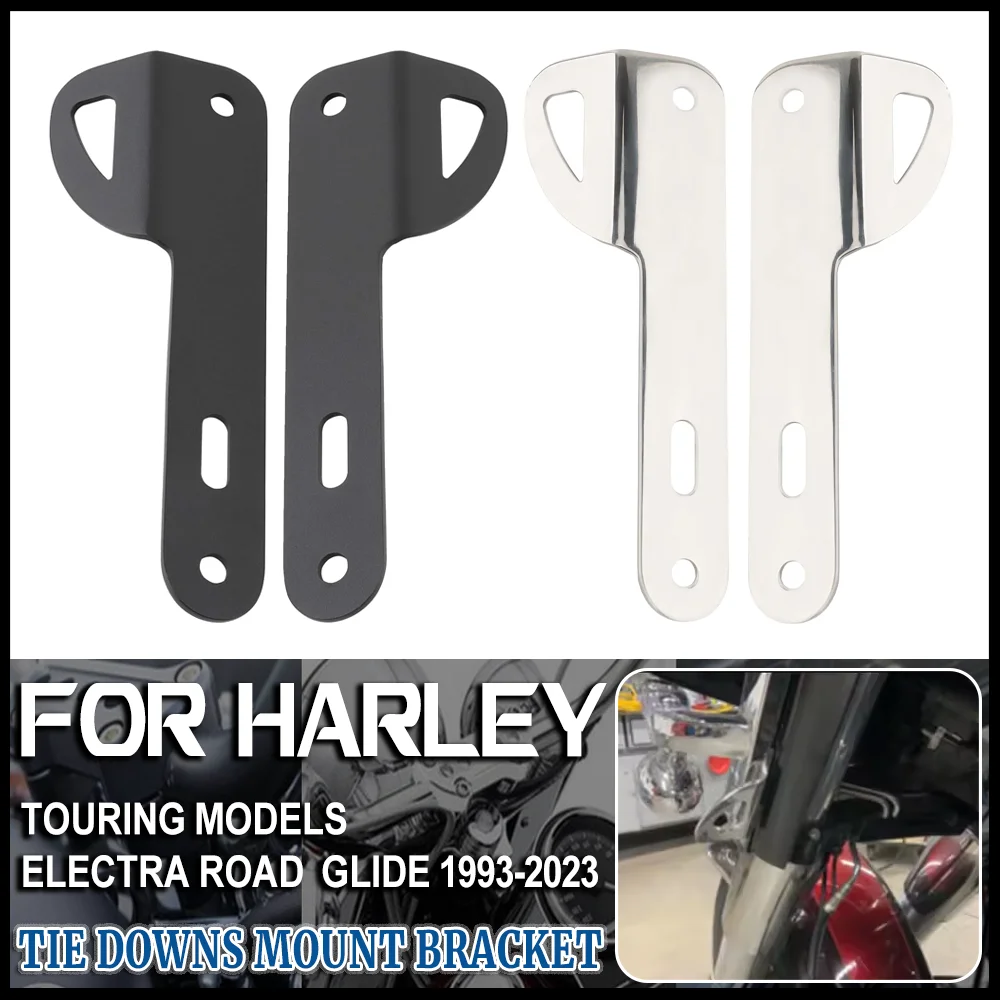 Motorcycle Tie Downs Mount Bracket Kit For Harley Touring Electra Street Road Glide Road King Tri Glide 1993-2023
Motorcycle Tie Downs Mount Bracket Kit For Harley Touring Electra Street Road Glide Road King Tri Glide 1993-2023