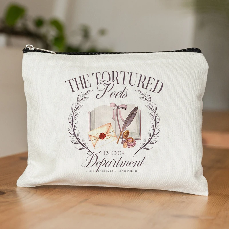 Tortured Poets Department Est 2024 Pattern Makeup Bags Travel Toilet Storage Bag Party Gift Zipper Storage Bag Cosmetic Pouches
Tortured Poets Department Est 2024 Pattern Makeup Bags Travel Toilet Storage Bag Party Gift Zipper Storage Bag Cosmetic Pouches