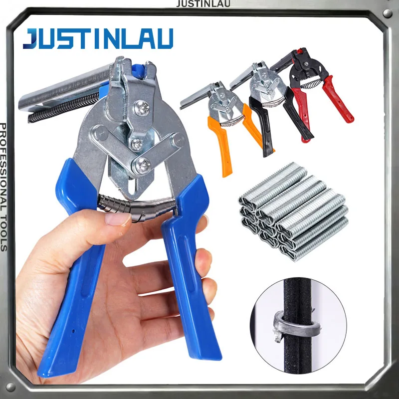 JUSTINLAU Binding Cage Clamp Buckle Set 600 MType Clips Nail Chicken Cage Iron Wire Fence Cage Clamp Ring Manual Universal Clamp
JUSTINLAU Binding Cage Clamp Buckle Set 600 MType Clips Nail Chicken Cage Iron Wire Fence Cage Clamp Ring Manual Universal Clamp