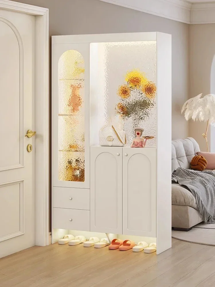 Cream wind entrance, living room partition, double-sided screen cabinet, shelf, foyer cabinet
Cream wind entrance, living room partition, double-sided screen cabinet, shelf, foyer cabinet