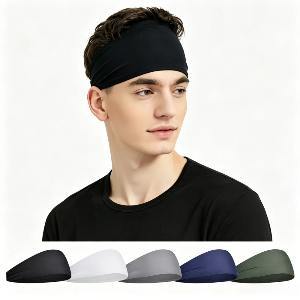 Sports Elastic Sweat Headband, Absorbent Breathable Sweatband, Practical Head Wear for Men Women Fitness & Outdoor Activities
Sports Elastic Sweat Headband, Absorbent Breathable Sweatband, Practical Head Wear for Men Women Fitness & Outdoor Activities